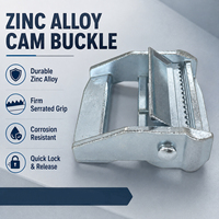 Sangle d'arrimage durable de 2 pouces avec boucle à came en alliage de zinc et sangle en PP pour la sécurisation des marchandises, certifiée ISO 9001