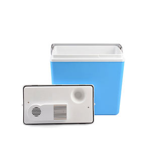 차 사용 냉장고 선전용 DC 12V 파란 냉장고 22L 냉각기 온열 장치 싼 냉장된 차 - Product Image 5