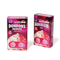 Bonbons sans sucre à la saveur de pêche 70g/35g avec logo, fabrication de bonbons en comprimés sous marque privée, fabricant de bonbons pressés