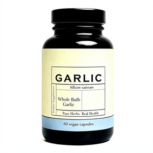 Capsules d'ail OEM/ODM, puissance extra forte, 60 capsules végétaliennes pour le soutien immunitaire et cardiaque - Product Image 1