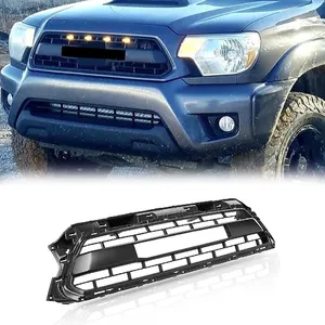 Spedking 2012 auto parts accessories front bumper grille Car grill with light for Toyota tacoma 2012 front grill
