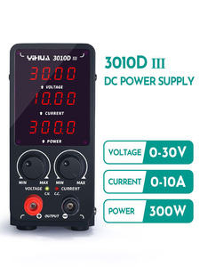 Alimentation CC réglable YIHUA 30V 60V 10A 5A, source d'alimentation de laboratoire numérique à affichage LED, alimentation stabilisée, interrupteur W262 - Product Image 1