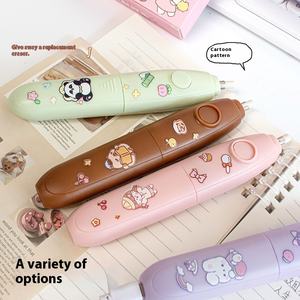 Çocuklar ve öğrenciler için elektrikli silgi pil yaratıcı varil tasarım kauçuk malzeme temiz hiçbir kırıntıları silgi çocuklar için - Product Image 2