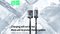 Câble USB tressé en nylon 2.4A - Chargeur universel Android à coque en aluminium