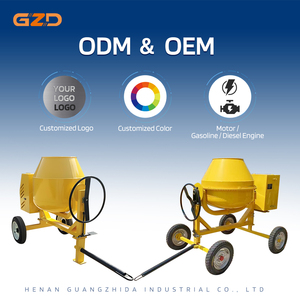 Betoniera Mobile GZD Piccola da 350L, 500L, 700 Litri, Mini, Diesel, Benzina, Elettrica con Motore per Uso Domestico e Edile - Product Image 4