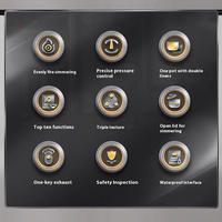 Cuisinière électrique multifonction antiadhésive avec écran LED 900W 5L Cuisinière à pression Cuisson automatique