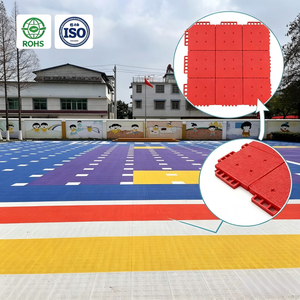 Suelo Deportivo Suspendido Encastrable, Antideslizante, Modular, para Canchas de Baloncesto, Patios de Juegos para Jardines de Infancia, Baldosas de Suelo Encastrables - Product Image 1