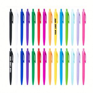Stylos à bille multicolores personnalisés - Logo personnalisé imprimé pour les cadeaux promotionnels - Product Image 1
