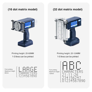 Stampante a getto d'inchiostro portatile Faith DOD R per caratteri grandi su scatole di cartone, pareti e stampa su tubi - Product Image 2