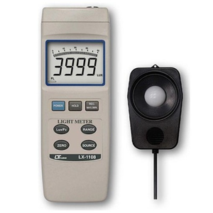 Machine de test luxmètre LX-1108 IP55, précision 3%, batterie, garantie 1 an - Product Image 1