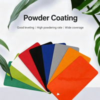 Revêtement en poudre polyester RAL avec un excellent pouvoir de nivellement, pulvérisation électrostatique pour pièces métalliques, peinture de meubles et revêtement plastique