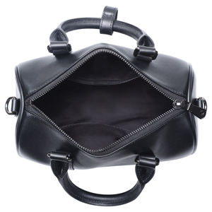 Bolso Mensajero de Cuero Genuino de Grano Completo, Bolso de Hombro de Cuero Vacuno Negro Natural, Bolso Cruzado de Viaje de Lujo - Product Image 4