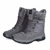 Nouveauté 2026, style en gros, bottes de neige à fourrure haute, pour femme, chaussures d'hiver en peluche, vente chaude, marque, chaussures d'extérieur chaudes