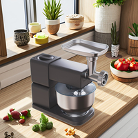 Batteur sur socle européen robuste 10L pour la cuisine Mélangeur d'aliments à tête inclinable Mélangeur d'aliments et de gâteaux à usage domestique et commercial