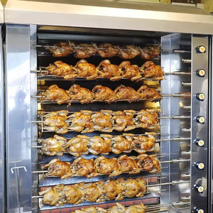 Rôtissoire à gaz commerciale pour 36 poulets, machine à kebab brésilien, four à poulet 6 niveaux - Product Image 1