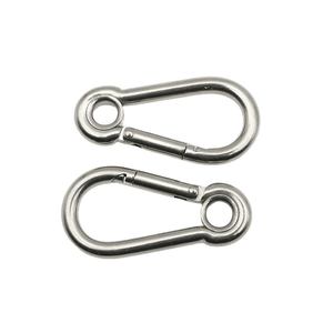 Mosquetón <span class=keywords><strong>de</strong></span> <span class=keywords><strong>seguridad</strong></span> con gancho <span class=keywords><strong>de</strong></span> <span class=keywords><strong>seguridad</strong></span> <span class=keywords><strong>de</strong></span> acero inoxidable Din5299, productos personalizados, fabricación china - Product Image 1