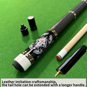 클럽의 첫 번째 선택 당구 클럽 공장 직판 58인치 풀 스틱 1/2 캐나다산 메이플 13MM 팁 - Product Image 2