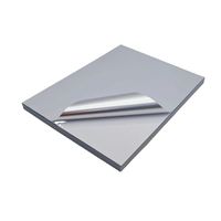 Excellent papier PET A4 80um argent mat PET auto-adhésif étanche 50 pièces adapté aux imprimantes thermiques à jet d'encre/Laser autocollant