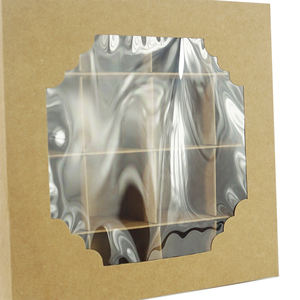 Mini Scatola Regalo in Carta Kraft Naturale per Caramelle, Cupcake, Cioccolato, Pasticceria, Frutta Secca, Biscotti con 16 Scomparti Divisori - Product Image 5