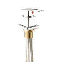 Robinet de lavabo de salon moderne en laiton chromé avec pulvérisateur, kit mitigeur monocommande à poser sur comptoir avec cartouche céramique