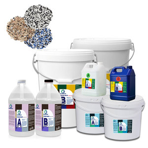 Suelo <span class=keywords><strong>de</strong></span> entrada <span class=keywords><strong>de</strong></span> seguridad para exteriores para pasarela Suelo <span class=keywords><strong>de</strong></span> piedra <span class=keywords><strong>de</strong></span> resina epoxi transparente para carril <span class=keywords><strong>de</strong></span> entrada y camino pequeño - Product Image 6