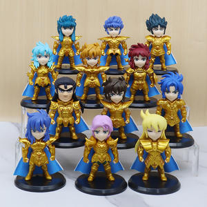 6 unids/set oro Saint Mu Sion Aldebaran SAGA Ares Kanon colección de figuras de acción modelo juguetes PVC figurita muñeca regalo adornos - Product Image 1