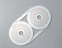 PCB MCPCB en aluminium rond LED personnalisé OEM, épaisseur 1,5 mm, cuivre 70 µm, circuit imprimé gravé pour éclairage LED