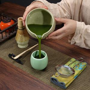 Japanese Matcha Blender Set with Bamboo Whisk Matcha Brush Teaspoon Kiln for Beverage Shop <strong>DIY</strong> Tea-Making Tools - Product Image 2