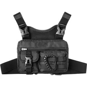 New Design Fashion Tactical Chest Rig Bag Sports Chest Water Repellent Mens Hiking Cycling Chest Bag