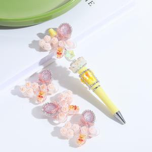 Cuentas de Lucite con Forma de Mariposa y Diamantes de Imitación, Coloridas, Decoración de Rosas, Cuentas Sueltas para Manualidades, Accesorios para Bolígrafos y Cadenas de Teléfono, Novedad 2025 - Product Image 3