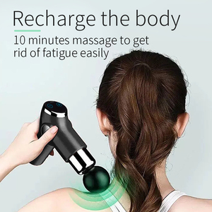 Mini 32 Speed LCD <b>Screen</b> Handheld <b>Vibration</b> Body Massager Muscle Fascia Massage Gun - Product Image 4