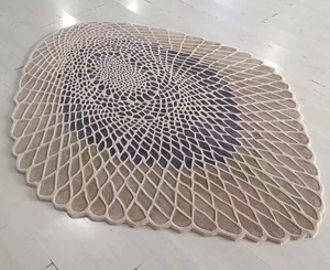 <span class=keywords><strong>Tapis</strong></span> <span class=keywords><strong>bleu</strong></span> royal salon motif moderne hôtel <span class=keywords><strong>tapis</strong></span> tuftés à la main <span class=keywords><strong>tapis</strong></span> de laine commercial moderne - Product Image 2