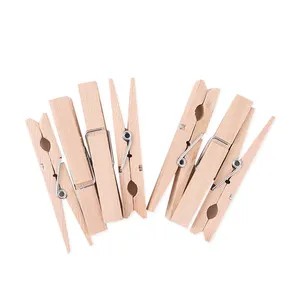 Wooden Clothespins Non Staining Hardwood Peg Pins Drying, Hanging, Clothes, Laundry, Home Clothespin