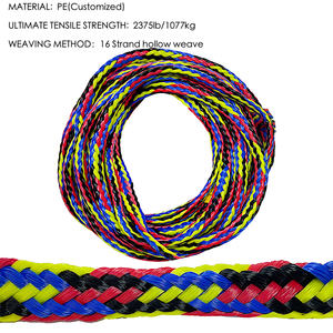 เชือกนิรภัยสำหรับเวคบอร์ดและเวทสกีแบบถัก PE พร้อมด้ามจับโฟม EVA รับน้ำหนักได้สูงสุด 2000 ปอนด์ รุ่น WR-60 สำหรับเล่นเซิร์ฟ สีและแบบปรับแต่งได้ - Product Image 6