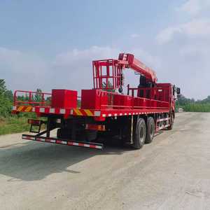 <span class=keywords><strong>Grue</strong></span> montée sur <span class=keywords><strong>camion</strong></span> Shacman, 14 tonnes, bras télescopique hydraulique, utilisée pour le levage d'objets lourds, la réparation des lampadaires et autres opérations - Product Image 6