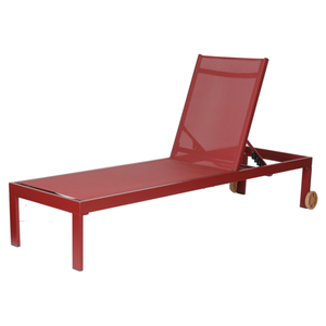 Chaise longue de jardin B2B moderne de luxe pliable et portable en corde tressée pour hôtel, parc, piscine - Product Image 5