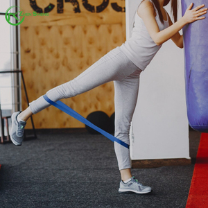 Zhensheng 공장 사용자 정의 TPE 운동 스트레치 부티 피트니스 루프 밴드 세트 탄성 저항 운동 밴드 - Product Image 1