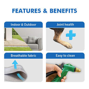 Cama para perros grandes a prueba de morder, oxford elevada, refrigeración duradera, portátil, exterior, elevada, con malla, fabricante al por mayor - Product Image 3