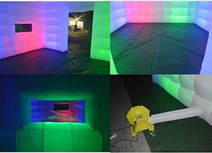 Cabine photo gonflable noire matelassée en PVC imperméable pour <span class=keywords><strong>location</strong></span> événementielle (mariages, fêtes) - Product Image 5