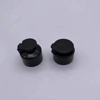Bouchon à clapet 28/410 en plastique noir avec fermeture lisse, fourni par l'usine