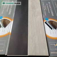 5mm Teppich PVC Vinyl SPC Bodenfliesen Diele Wasserdichter Stein Kunststoffs chloss Verbund SPC Bodenbelag