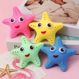 Wholesale TPR Kawaii Cartoon Starfish Shaped Pressure Release Promotional Gift Decompression <b>Squeeze</b> Toys for Kids and Adults - Product Image 3
