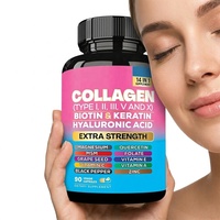 SWOOT Capsules de Collagène Personnalisées Suppléments Vitamine C Antioxydant Bénéfices pour la Peau Éclatante et la Croissance des Cheveux des Femmes Adultes - Végétalien