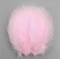Mehrfarbige Flauschige Marabu-Truthahnfedern für DIY-Basteleien Haaraccessoires Kostüme Fliegenbinden Angelmaterial Heimdekoration