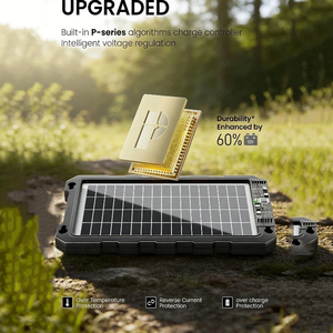 Alecter Solar APH-P121 Chargeur Solaire Intelligent 7.5W Efficacité 16% 38x23cm Kit de Maintien de Batterie Solaire Étanche pour Voiture - Product Image 2
