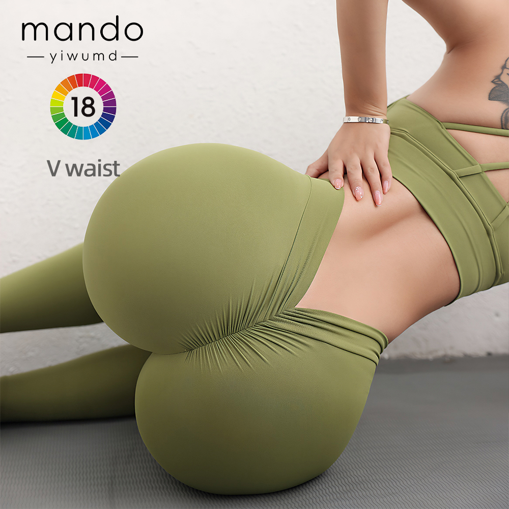 Pantalons De Yoga Pour Femmes Taille Haute Couleur Unie Longueur Genou Leggings D Entra Nement Exercice Capris Pour Femmes