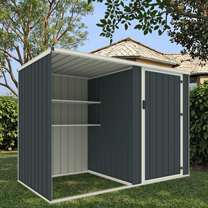 Cobertizo Metálico <span class=keywords><strong>de</strong></span> Fábrica EF0804-H162, Cobertizo <span class=keywords><strong>de</strong></span> Jardín, Cobertizo para Herramientas <span class=keywords><strong>de</strong></span> Exterior, Almacenamiento para Patio Trasero, Soporte para Leña, Cobertizo Utilitario - Product Image 2