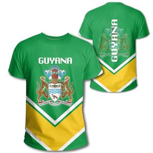 T-shirt à imprimé léopard pour homme, haut à col ras du cou, vert, décontracté, haute qualité, prix bas, vente en gros - Product Image 2
