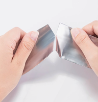 Ruban adhésif en aluminium haute résistance pour températures élevées, ruban isolant argenté pour applications de scellement des conduits HVAC et des conduits de séchage