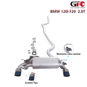 GFC Sistema di Scarico Catback con Valvola e Silenziatore in Acciaio Inox 304 per <span class=keywords><strong>BMW</strong></span> 120i 125i 2.0T <span class=keywords><strong>F20</strong></span> <span class=keywords><strong>B48</strong></span> 2015-2019 - Product Image 3